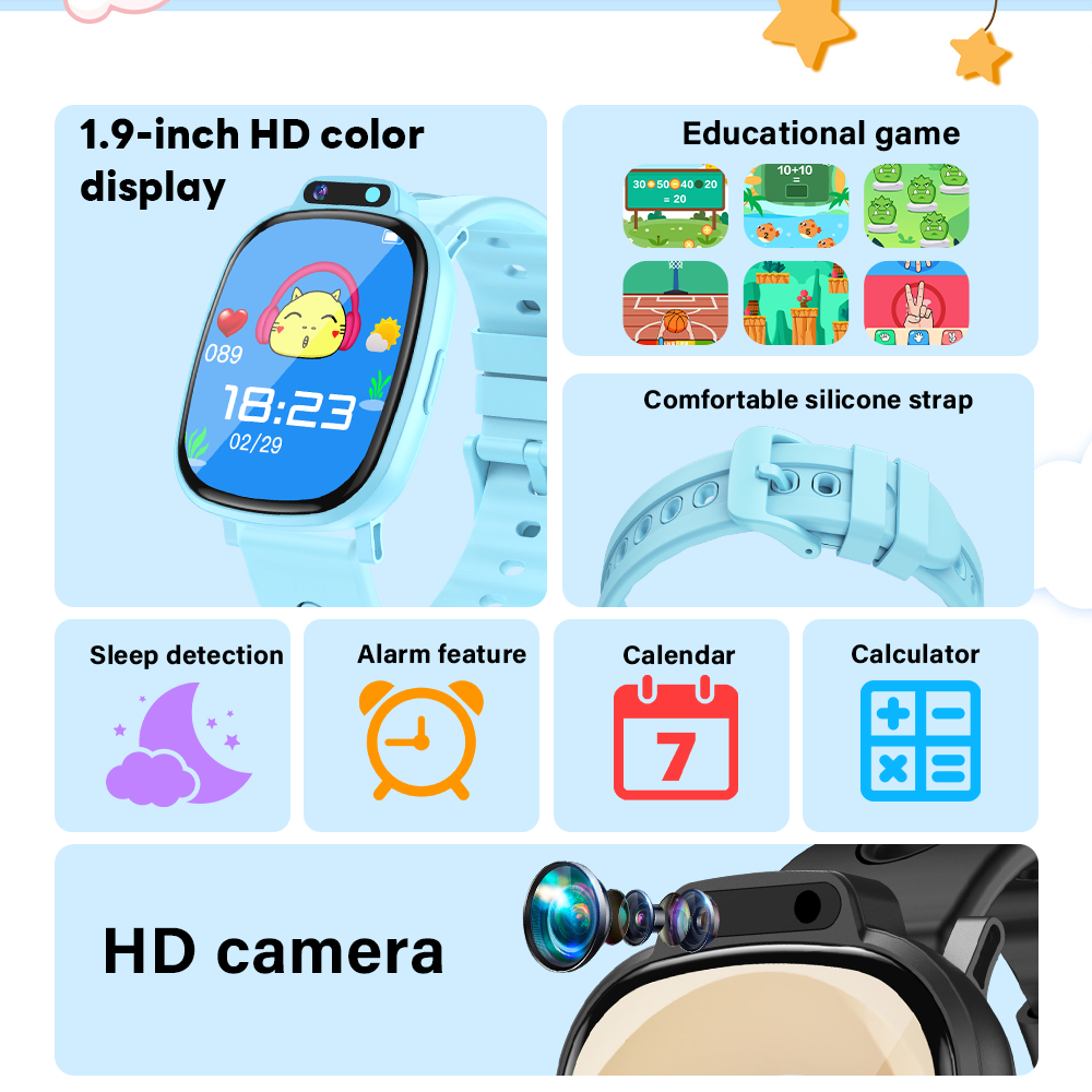 LAXASFIT 어린이 스마트 시계 HD 터치스크린 전 - Kids Education Steps 리뷰 및 가격
