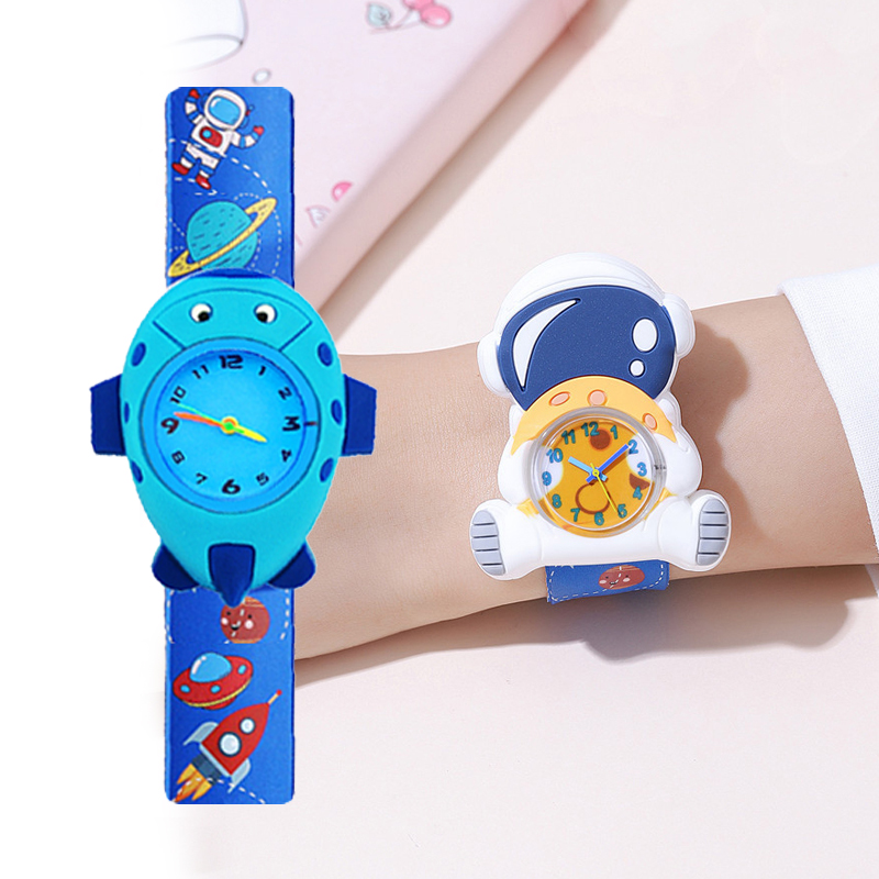 만화 우주비행사 어린이 슬랩 시계 교육용 아동 시간 학 - Kids Educational Watch 리뷰 및 가격