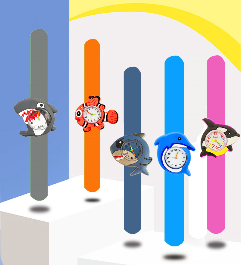 만화 돌고래 상어 어린이 시계 아기 학습 시간 퍼즐 장 - Kids Educational Watch 리뷰 및 가격