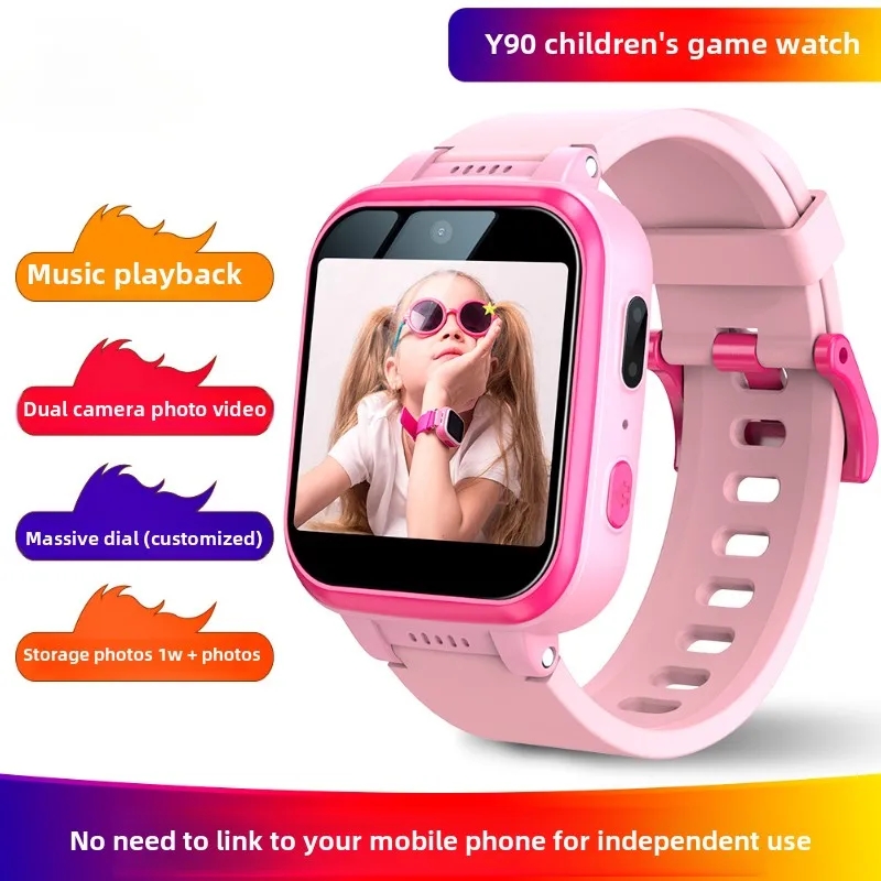 어린이 게임 전화 시계 Y90 엔터테인먼트 음악 기능  - Kids Educational Watch 리뷰 및 가격