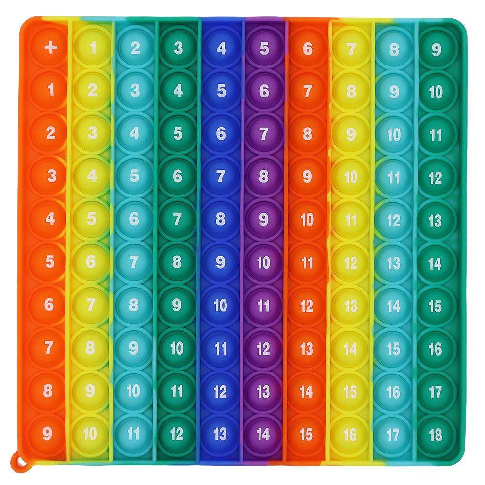9x9 곱셈 9+9 덧셈 1-100 숫자 세기 푸시 버 - Kids Education Number 리뷰 및 가격