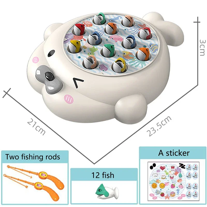 어린이 몬테소리 자기 낚시 장난감 세트, 2개의 낚싯대 - Kids Educational Game 2 리뷰 및 가격