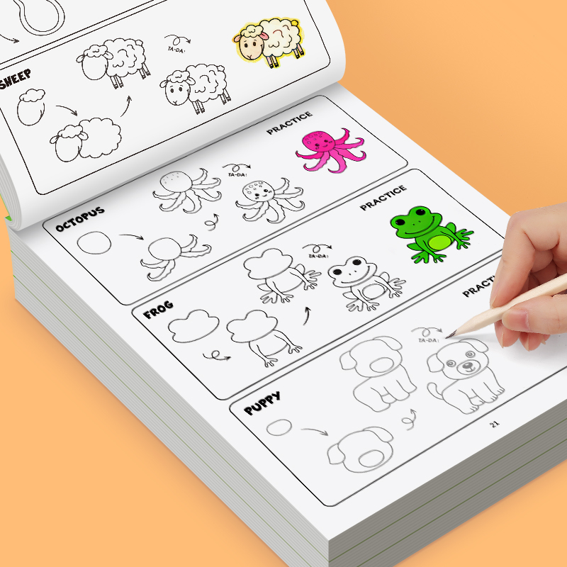 어린이 동물 그림책 32페이지 4단계로 쉽게 96마리의 - Kids Education Steps 리뷰 및 가격