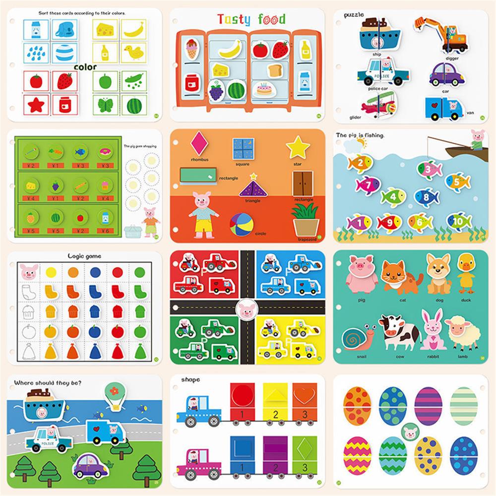 교육용 장난감 두뇌 발달 활동북 동물 숫자 맞추기 퍼즐 - Kids Education Number 리뷰 및 가격