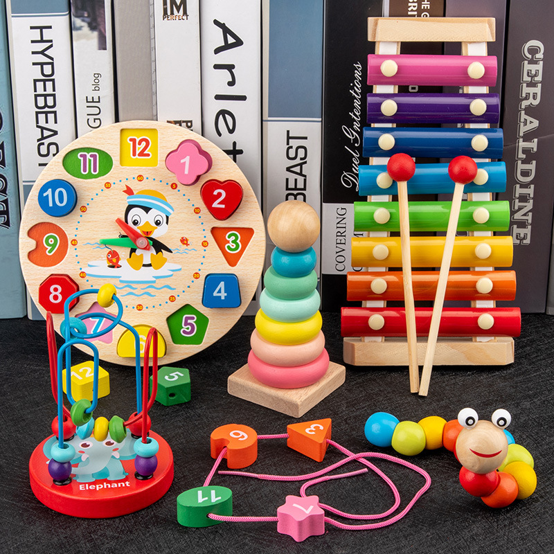 몬테소리 아기 장난감 어린이 3D 나무 퍼즐 조기 학습 - Kids Educational Songs 리뷰 및 가격