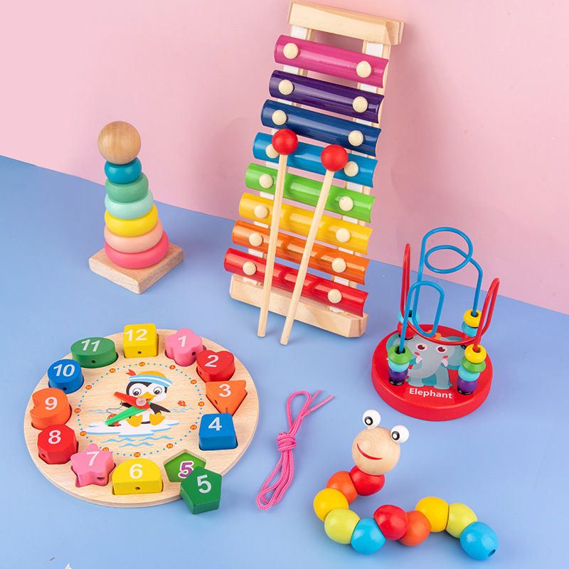 몬테소리 아기 장난감 어린이 3D 나무 퍼즐 조기 학습 - Kids Educational Songs 리뷰 및 가격