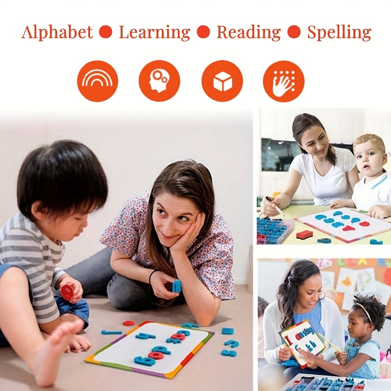 빨간색 & 파란색 영어 편지 자석 스티커 번호 냉장고  - Kids Education Number 리뷰 및 가격