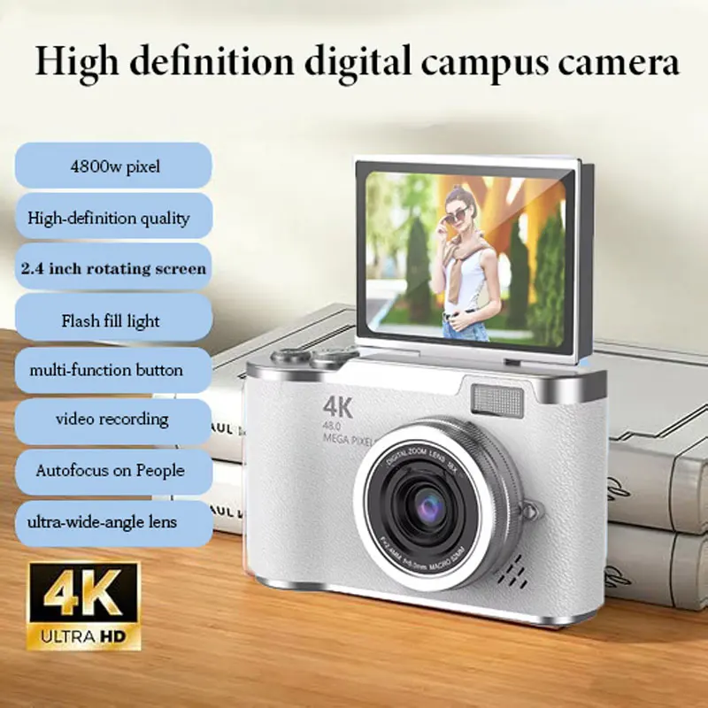 4K 디지털 카메라 48MP 사진 촬영 카메라 비디오  - Japanese Kids Education 리뷰 및 가격