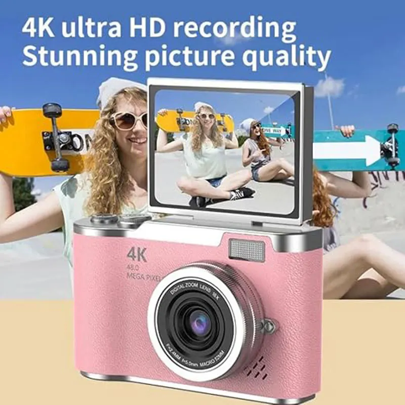 4K 디지털 카메라 48MP 사진 촬영 카메라 비디오  - Japanese Kids Education 리뷰 및 가격