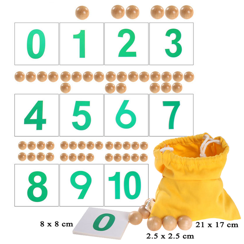 수학 몬테소리 나무 카운터 숫자 학습 장난감, 유치원  - Kids Education Number 리뷰 및 가격